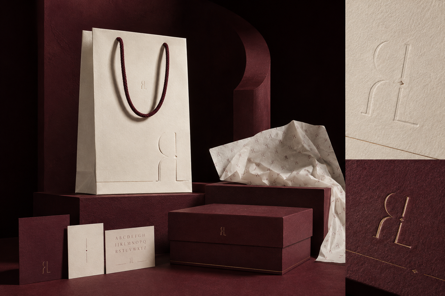 Quiet ceremony illustrative packaging study