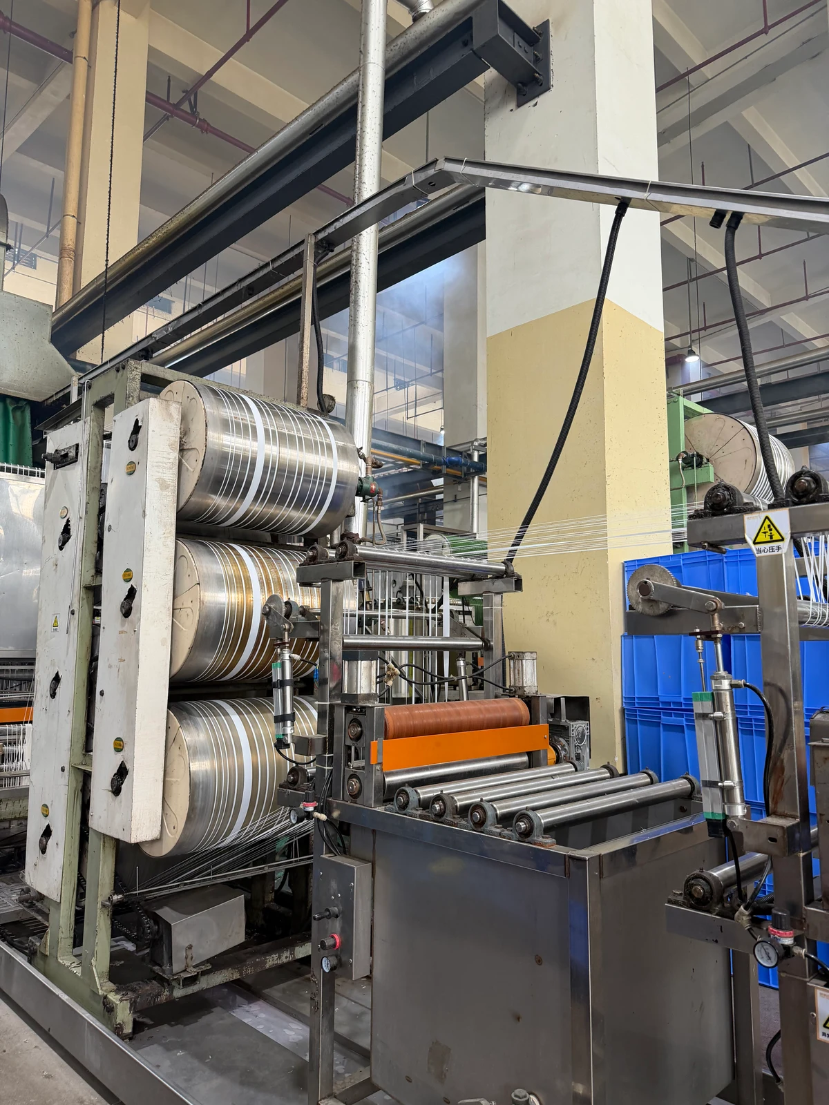 Printing and coating line at a manufacturing partner in China
